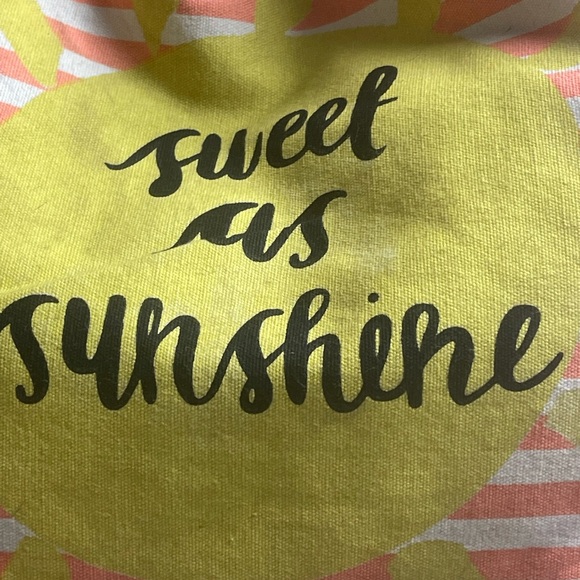 Cat & Jack Pink and Yellow Sunshine Tote - Picture 2 of 6